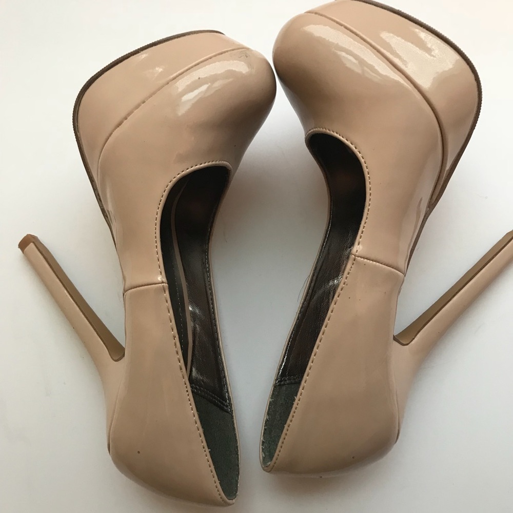 Forever 21 Platform Nude Heels